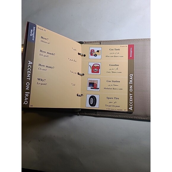 Vintage ACCENT ON IRAQ Language and Culture of Iraq Flashcards Learn Set - Picture 5 of 10